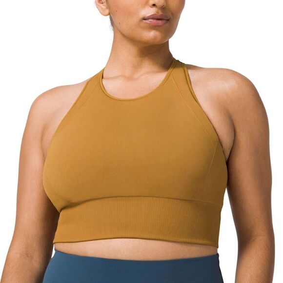 Lululemon Ebb to Train Bra Medium Support C/D *Spiced Bronze - Picture 1 of 9